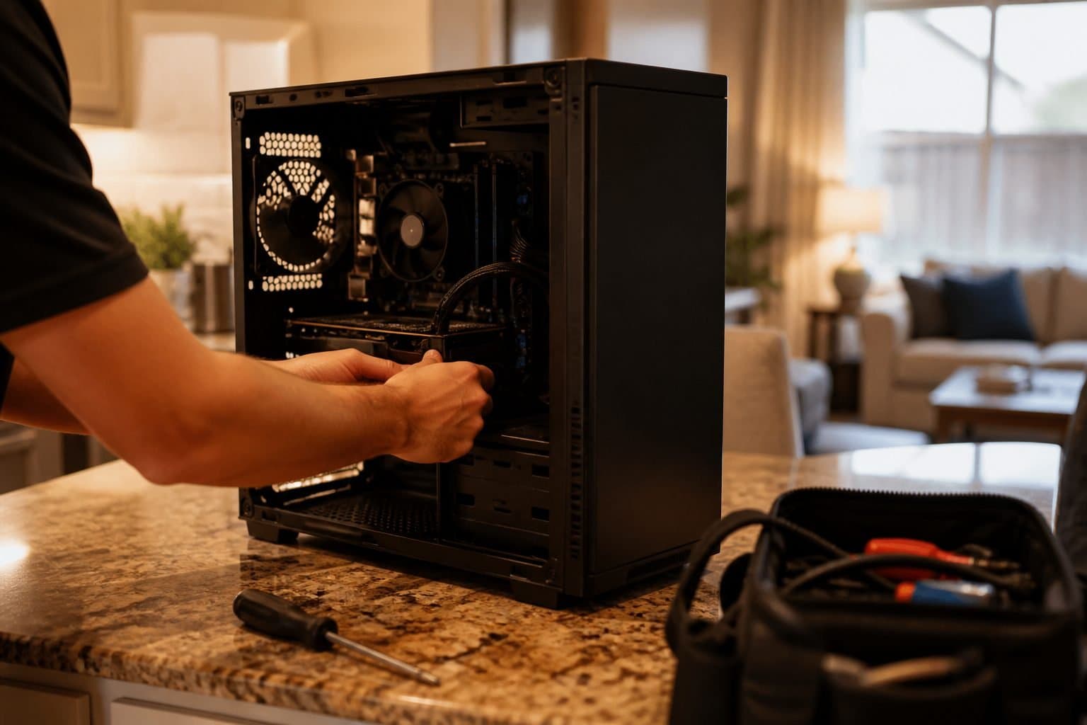 Houston PC Repairs on-site service